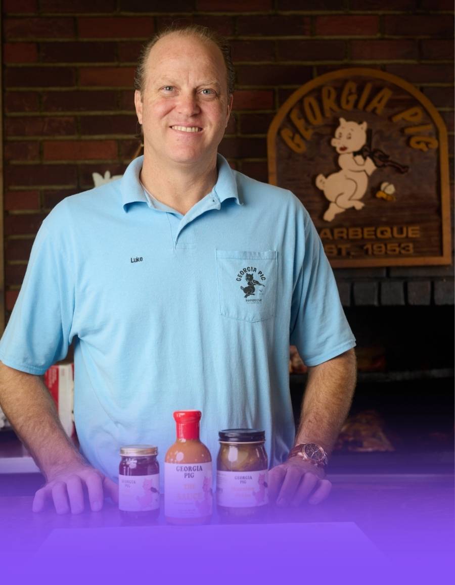 Luke Moorman and Georgia Pig BBQ
